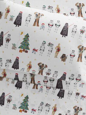 Pottery Barn Kids Star Wars™ Holiday Organic Sheet Set